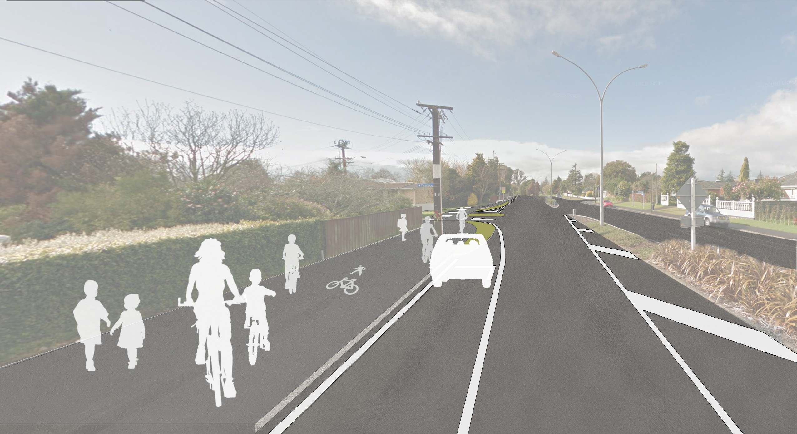 Morrinsville Road section a-2) 